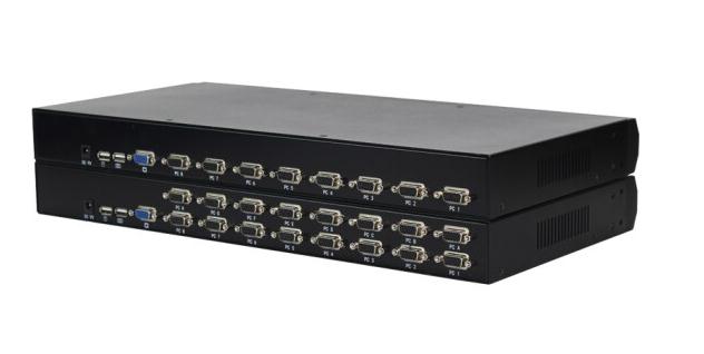 kvm切換器32口網口cat5機架式IP遠程數(shù)字 VGA MS-1008U